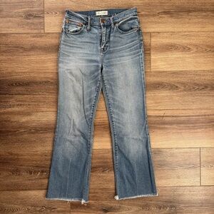 Madewell Flea Market Flare Denim Jeans, Medium Wash